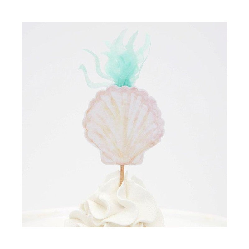 Zeemeermin cupcake kit - 24 cupcakes