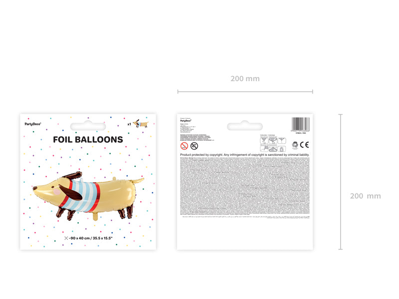 XXL Folieballon Hond - 96cm