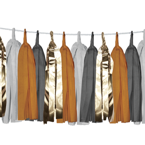 Tassel slinger Mosterd/Goud (3m)