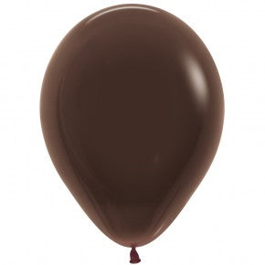 Ballon donker bruin chocolade