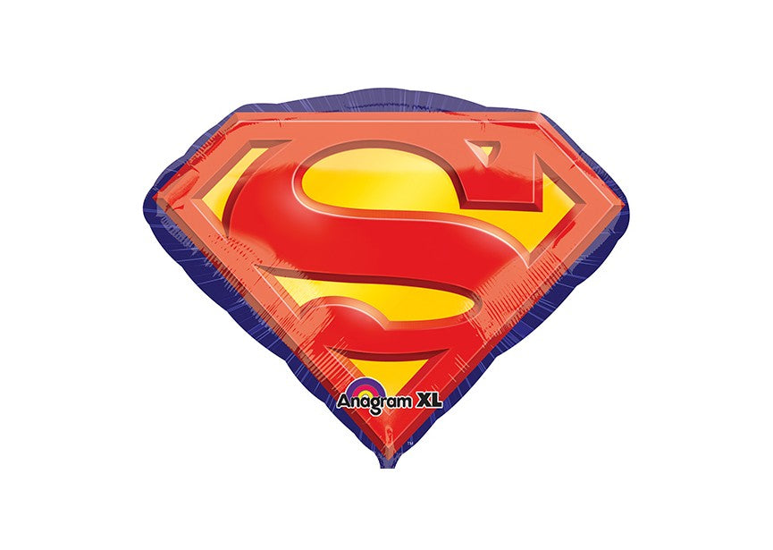 XL Superman logo Folieballon - 63cm