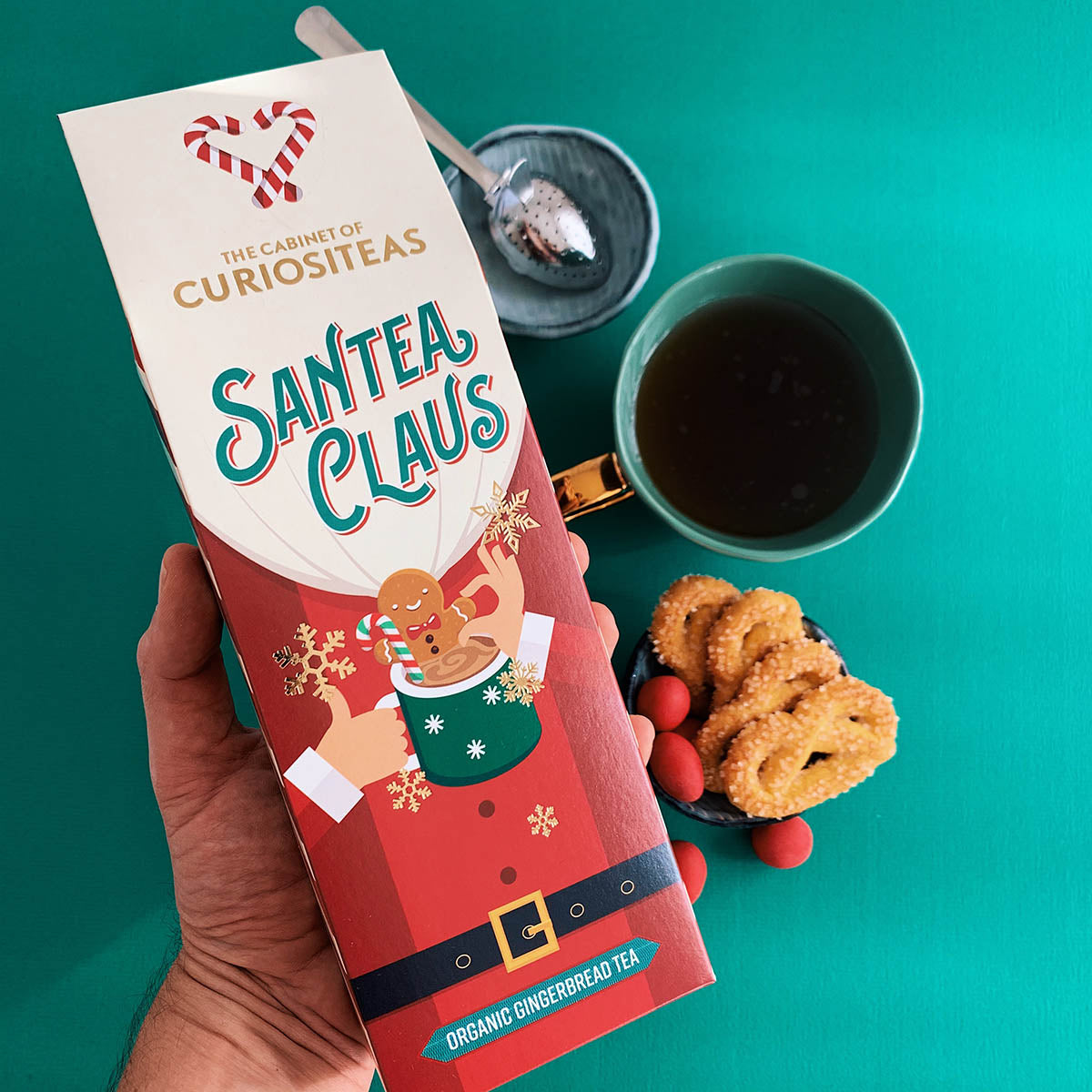 'Santea Claus' thee - Cadeauset incl. thee infuser