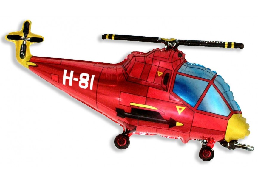 Folieballon helicopter