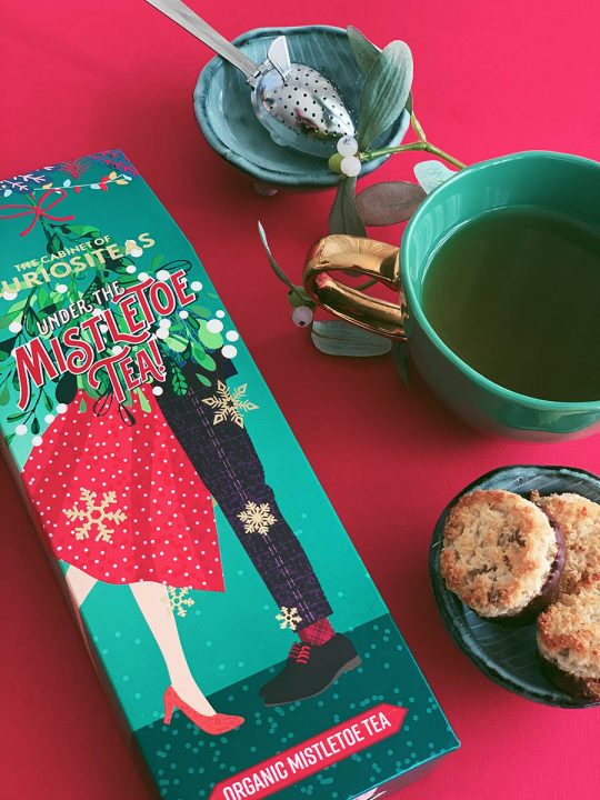 'Under the mistletoe' thee - Cadeauset incl. thee infuser