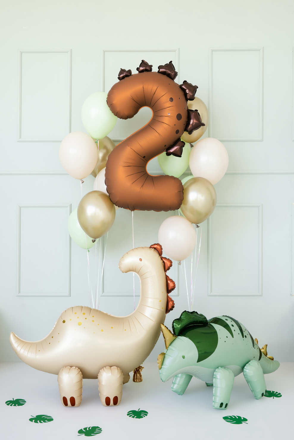 dino cijferballon feeestversiering verjaardag dinosaurus
