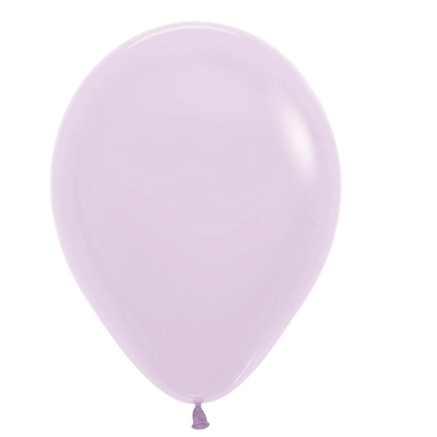 100 pastel paarse ballonnen - 25cm