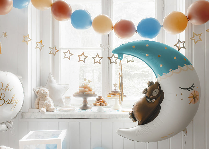 Link ballonnen zacht blauw - 50 stuks