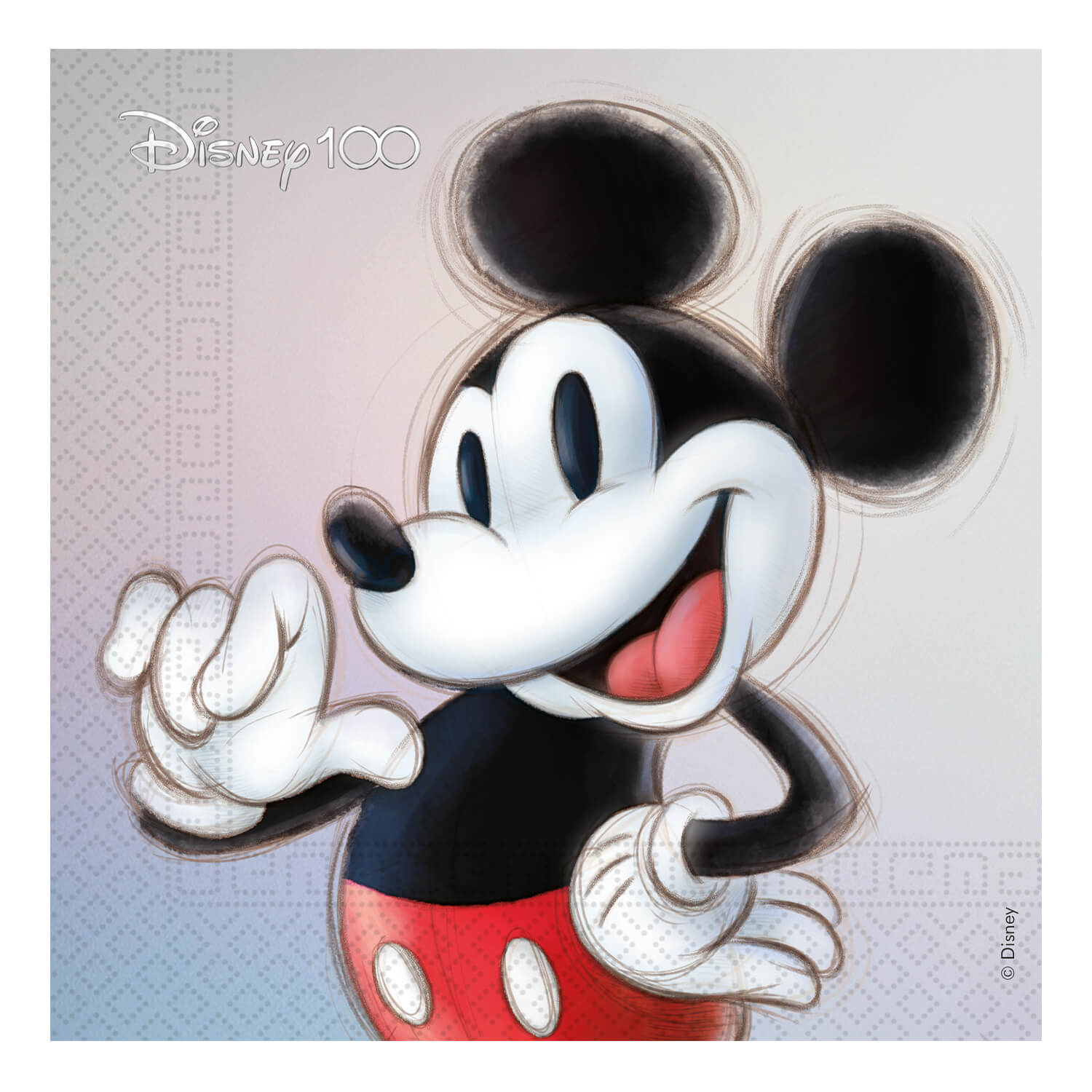 Servetten Mickey Mouse - 20 stuks