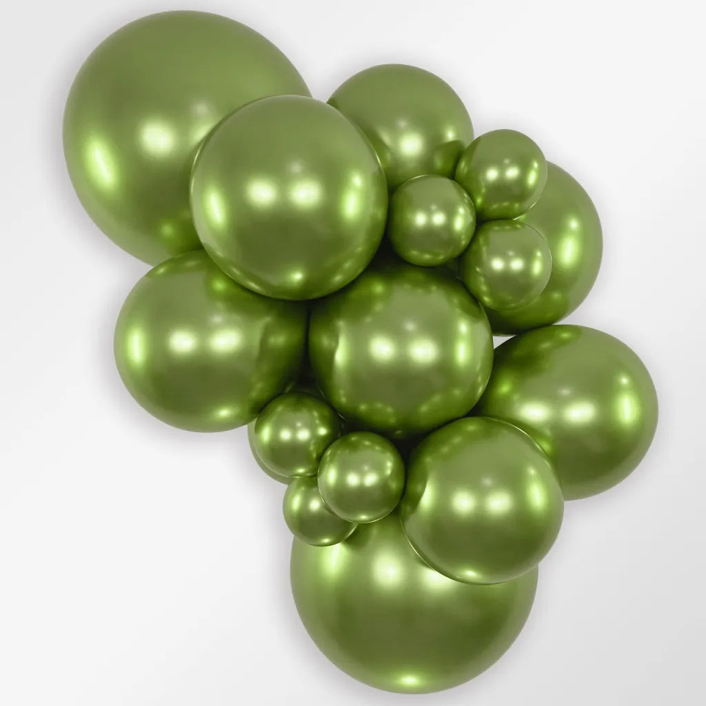Ballon metallic groen limoen