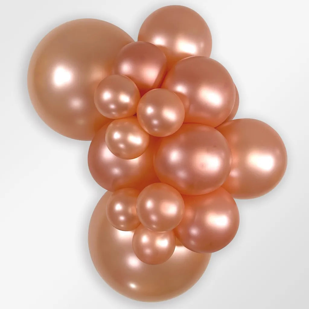 Ballon parelmoer roze rosé