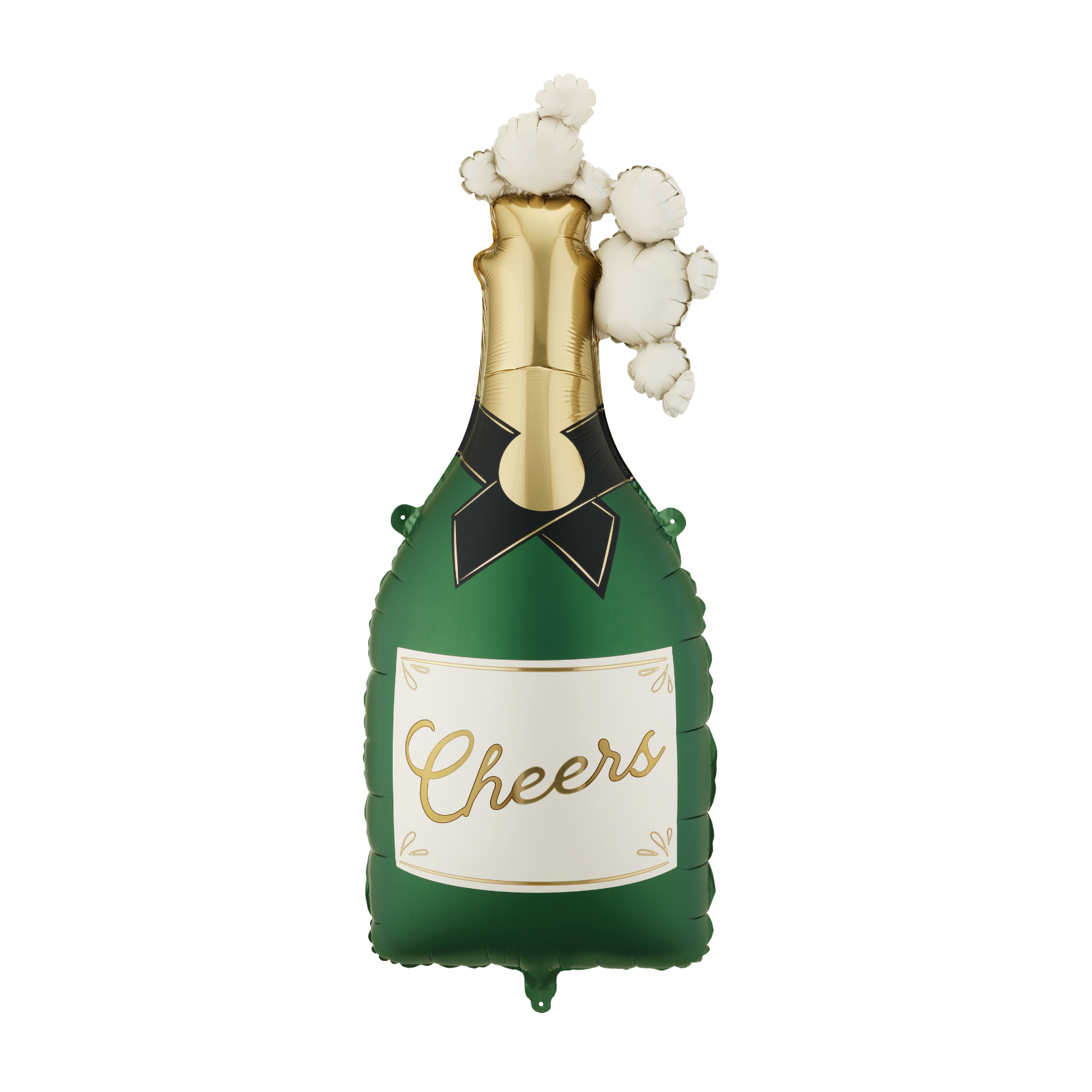 Champagne fles drank deco decoratie folieballon vieren afgestudeerd geslaagd feest verjaardag