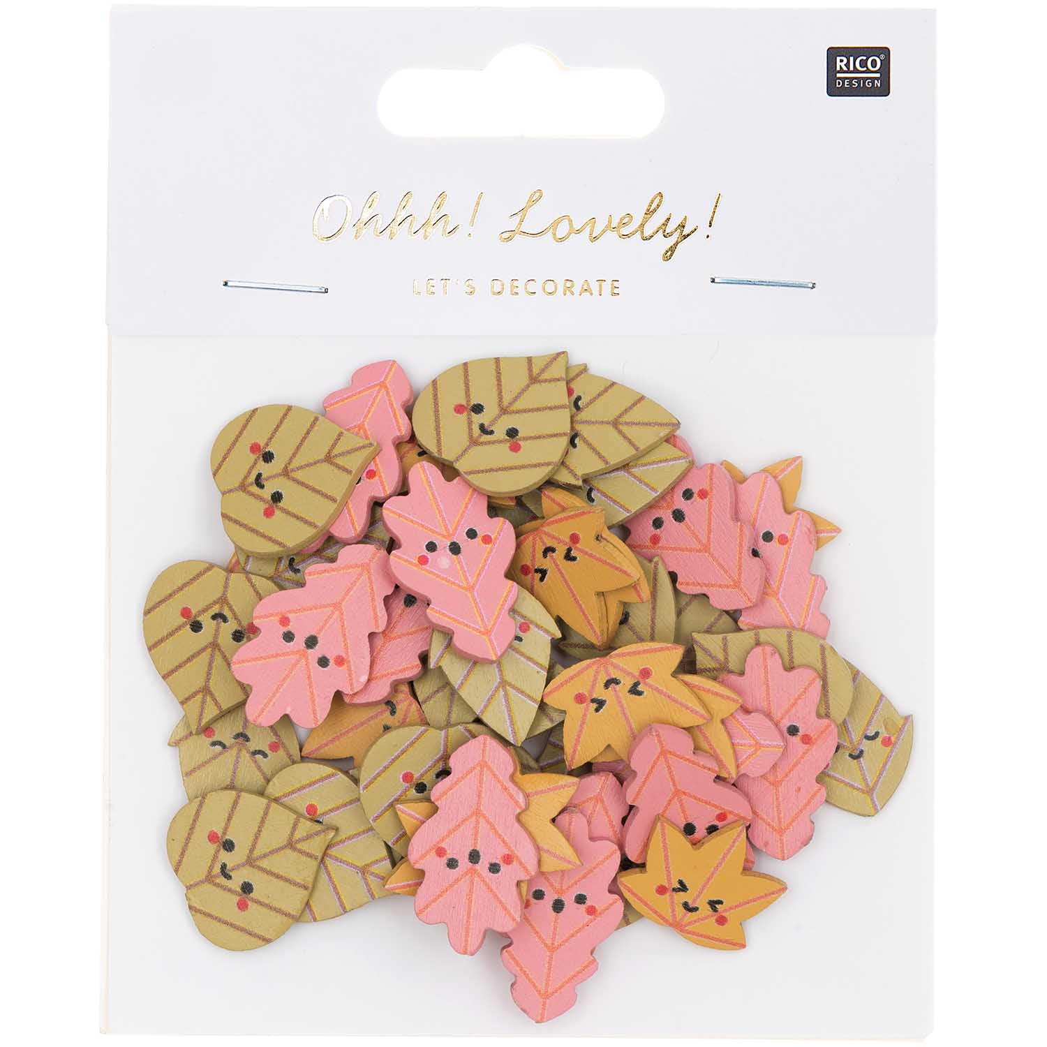 gekleurde bladeren confetti decoratie