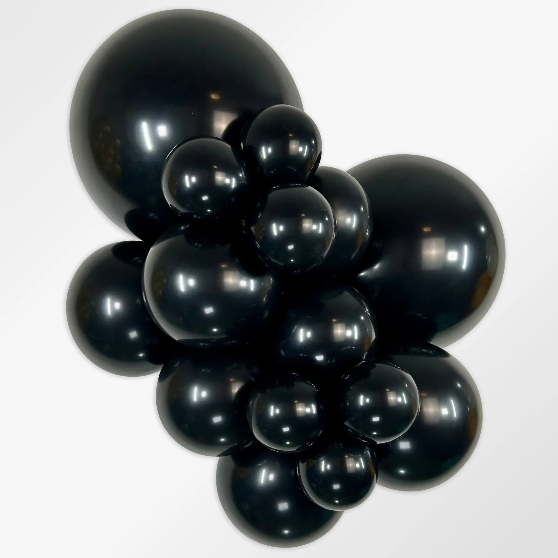 Ballonnen Zwart 6 stuks