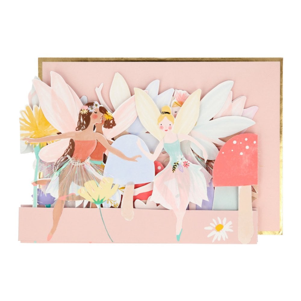 Elfjes kaart fairy card meri meri centerpiece feest decoratie verjaardag