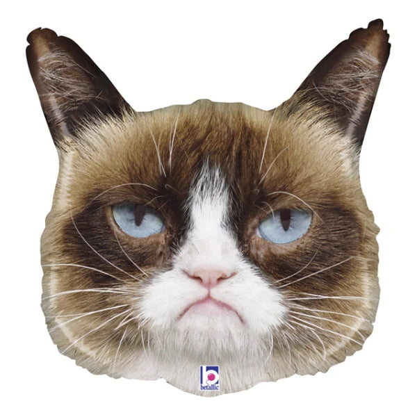 Folieballon grumpy cat slechtgezinde kat feestversiering decoratie verjaardag deco