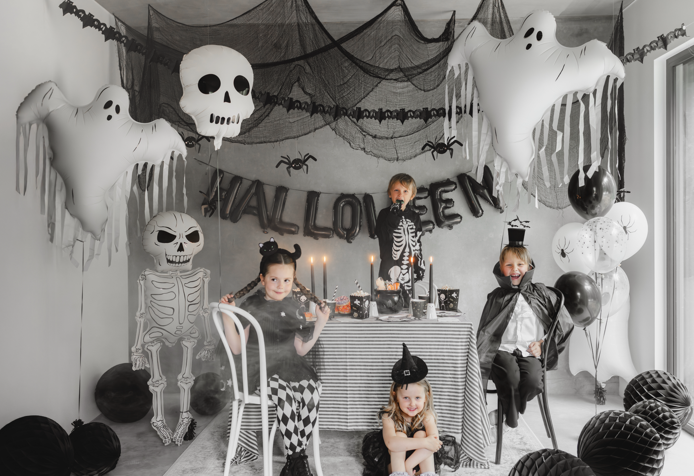 Folieballon spook Halloween spooky griezelig feest deco decoratie verjaardag