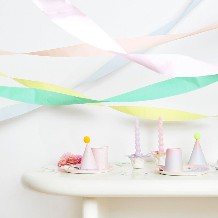 9 Streamers - Pastel