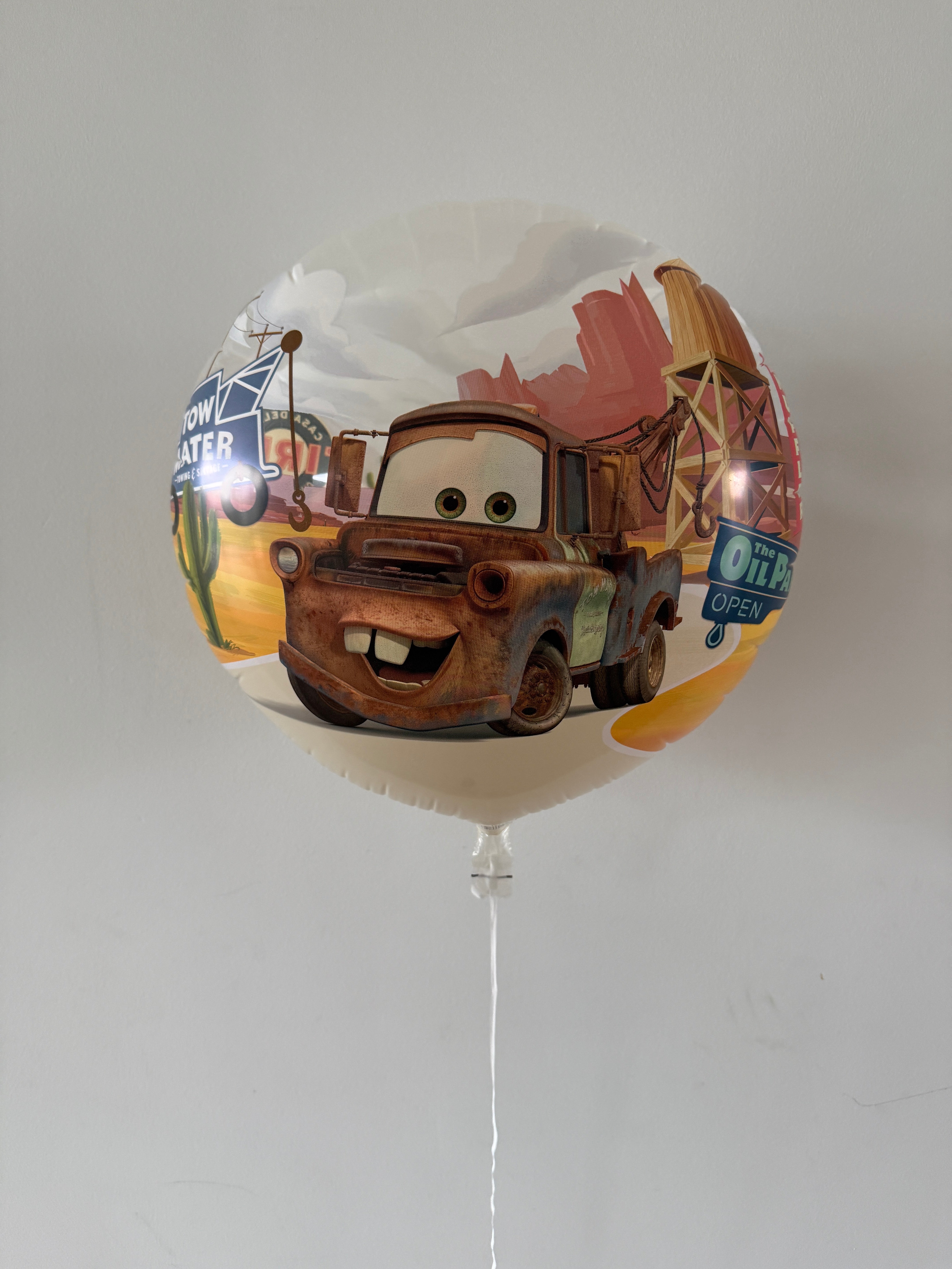 Bubbel ballon Cars Disney Lightning McQueen en Mater - 56cm
