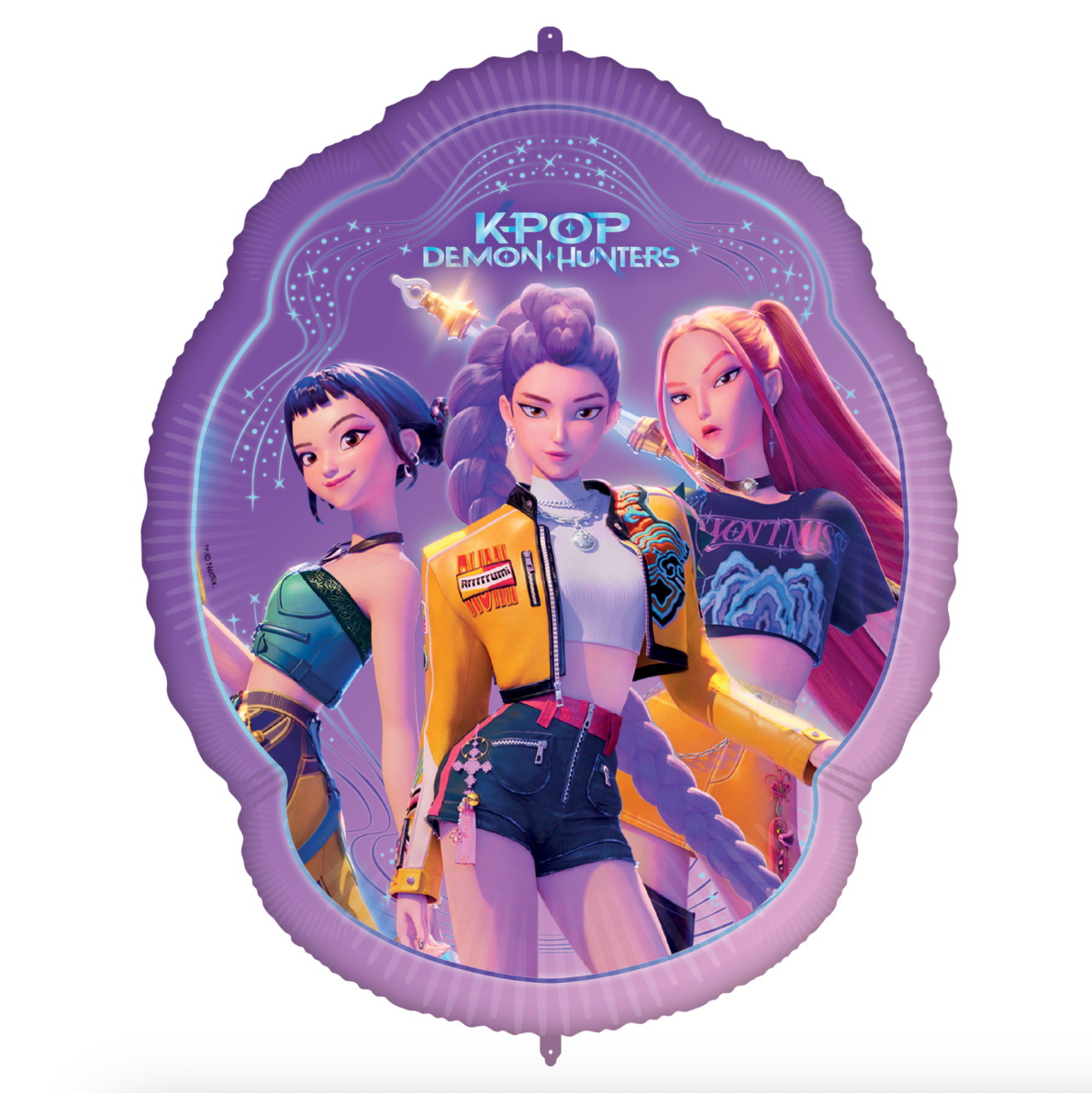 Kpop demon hunters deco decoratie feestversiering verjaardag paars