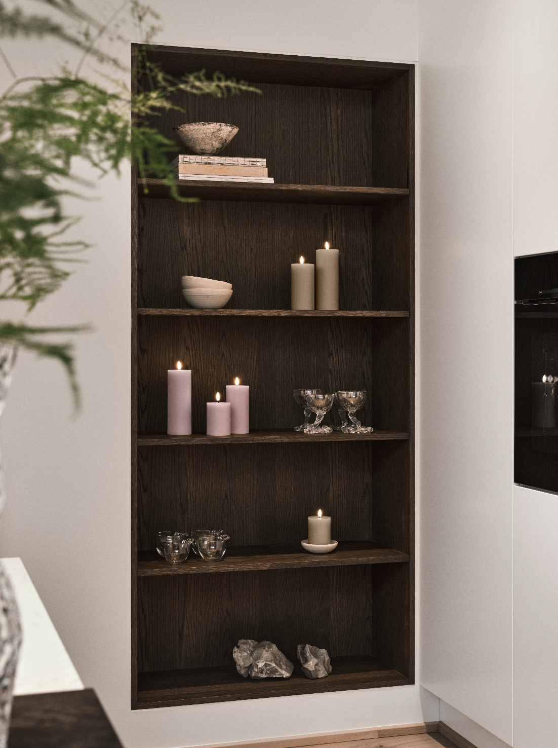 NOUGAT NOTEE STER ERIK beige nude kaarsen LED kaarsen feest deco decoratie tafel herfst winter