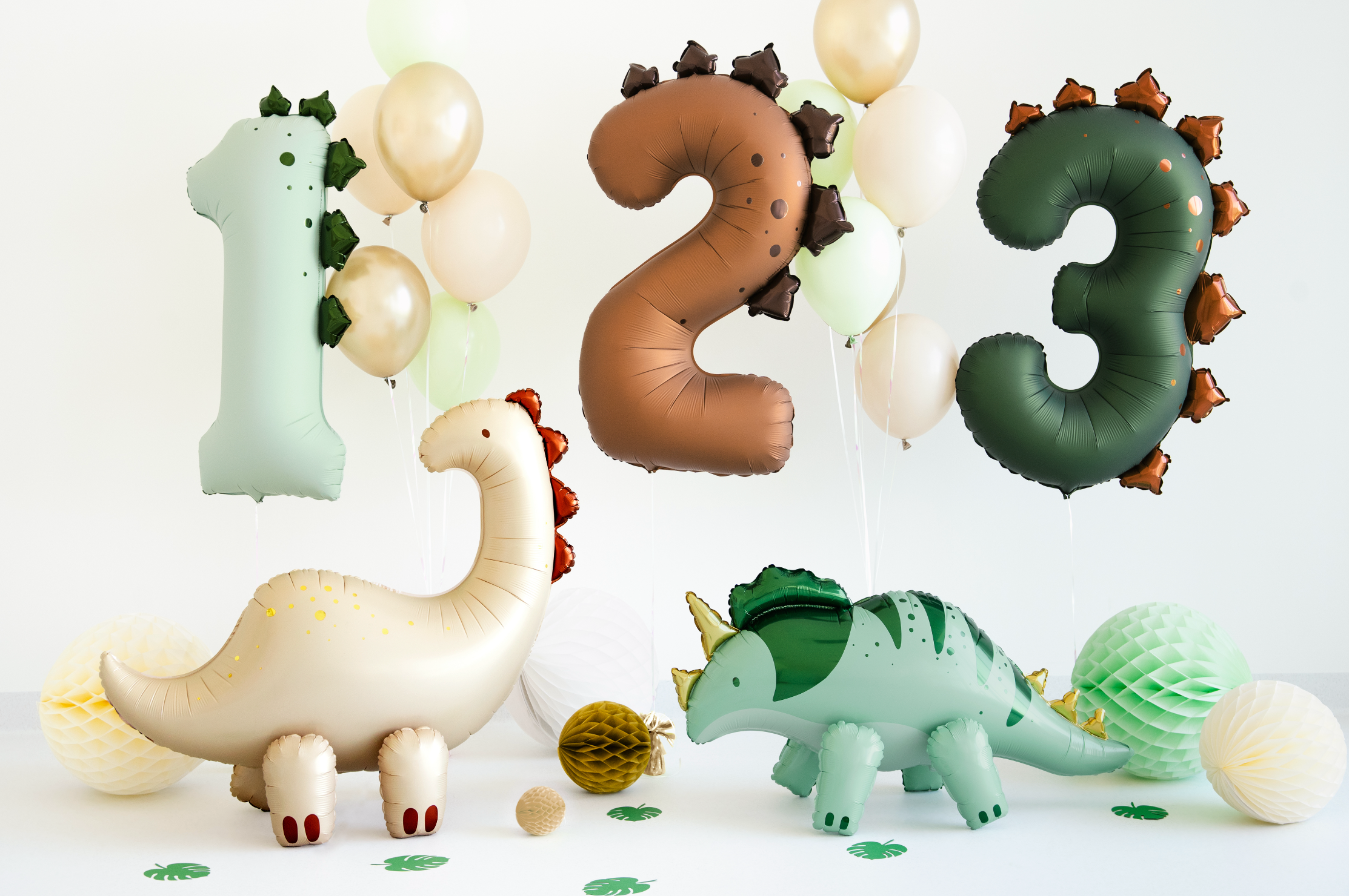 Dino cijferballon 1 - 92cm