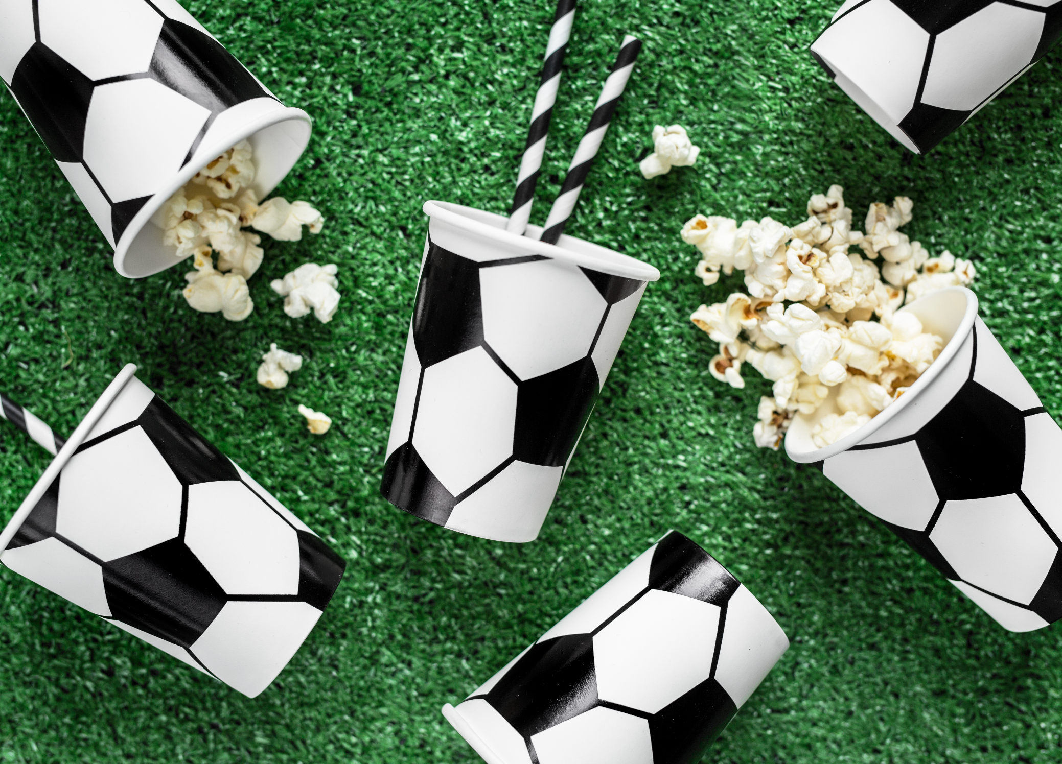 bekers voetbal feestversiering verjaardag deco decoratie
