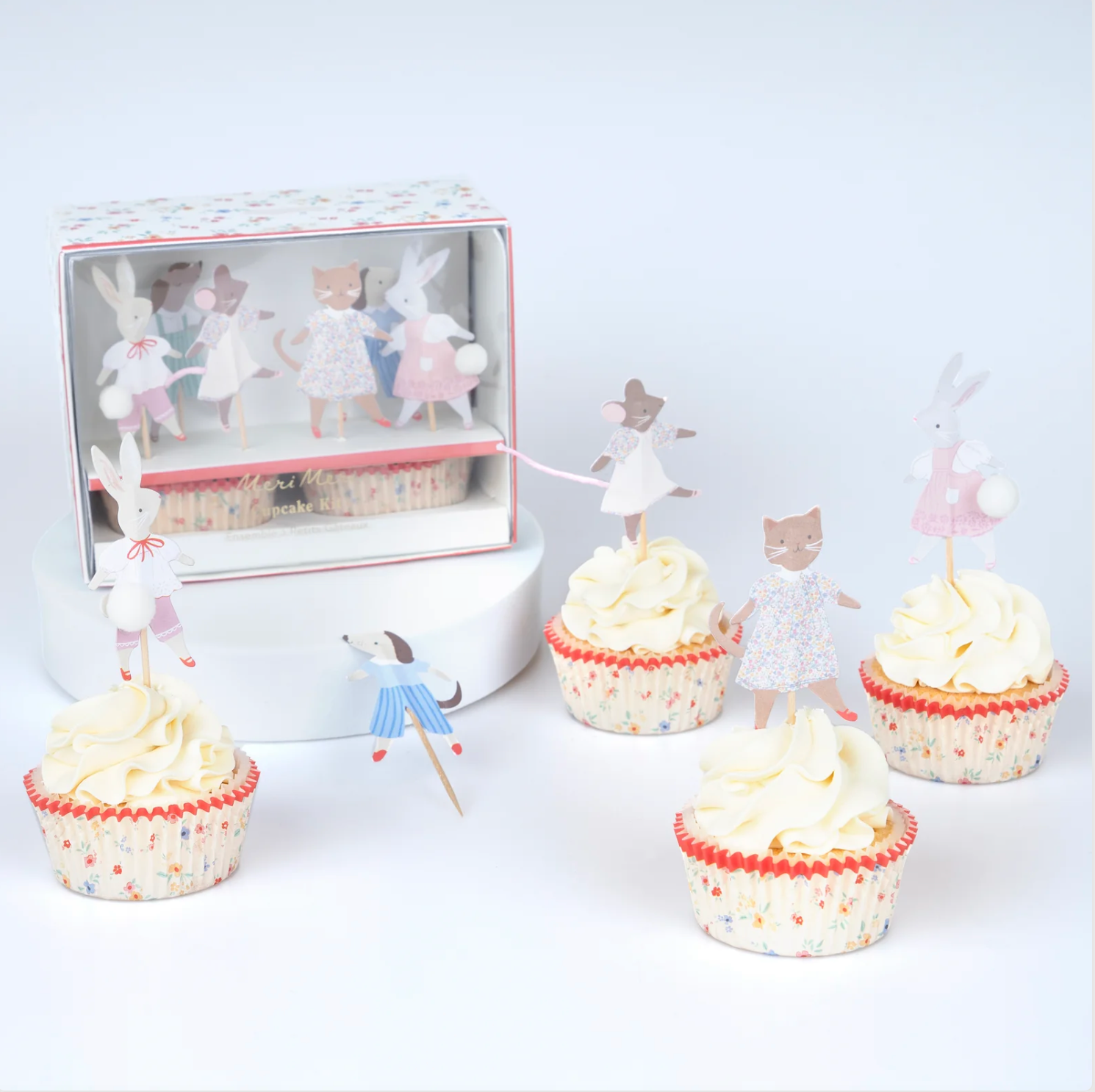 Cupcake kit Animal Friends - 24 stuks