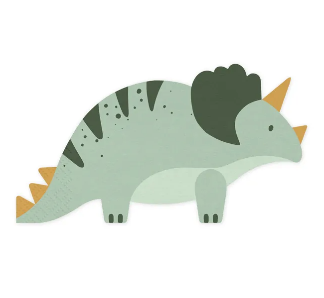 Stegosaurus dino dinosaurus feest servetten deco