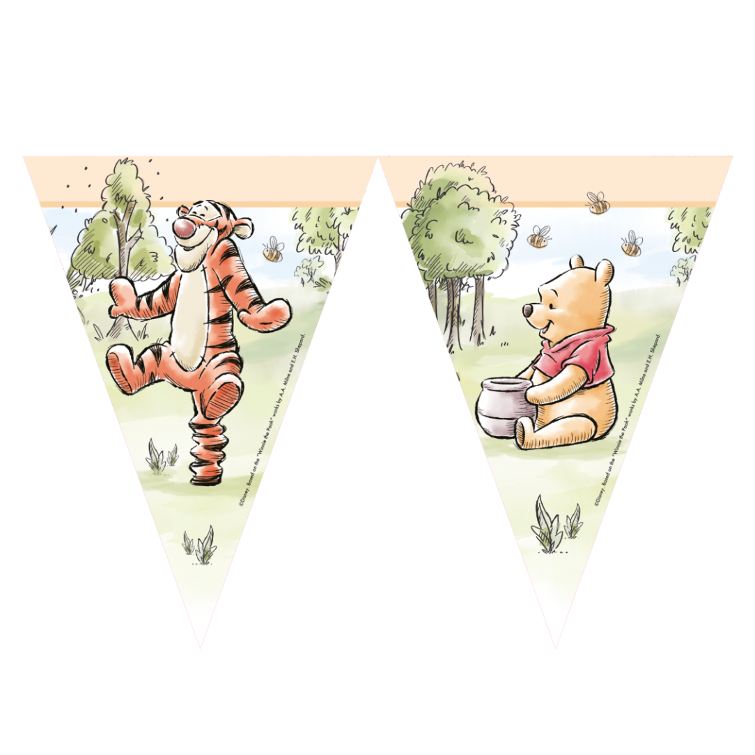 Winnie the Pooh slinger disney deco decoratie feestversiering verjaardag
