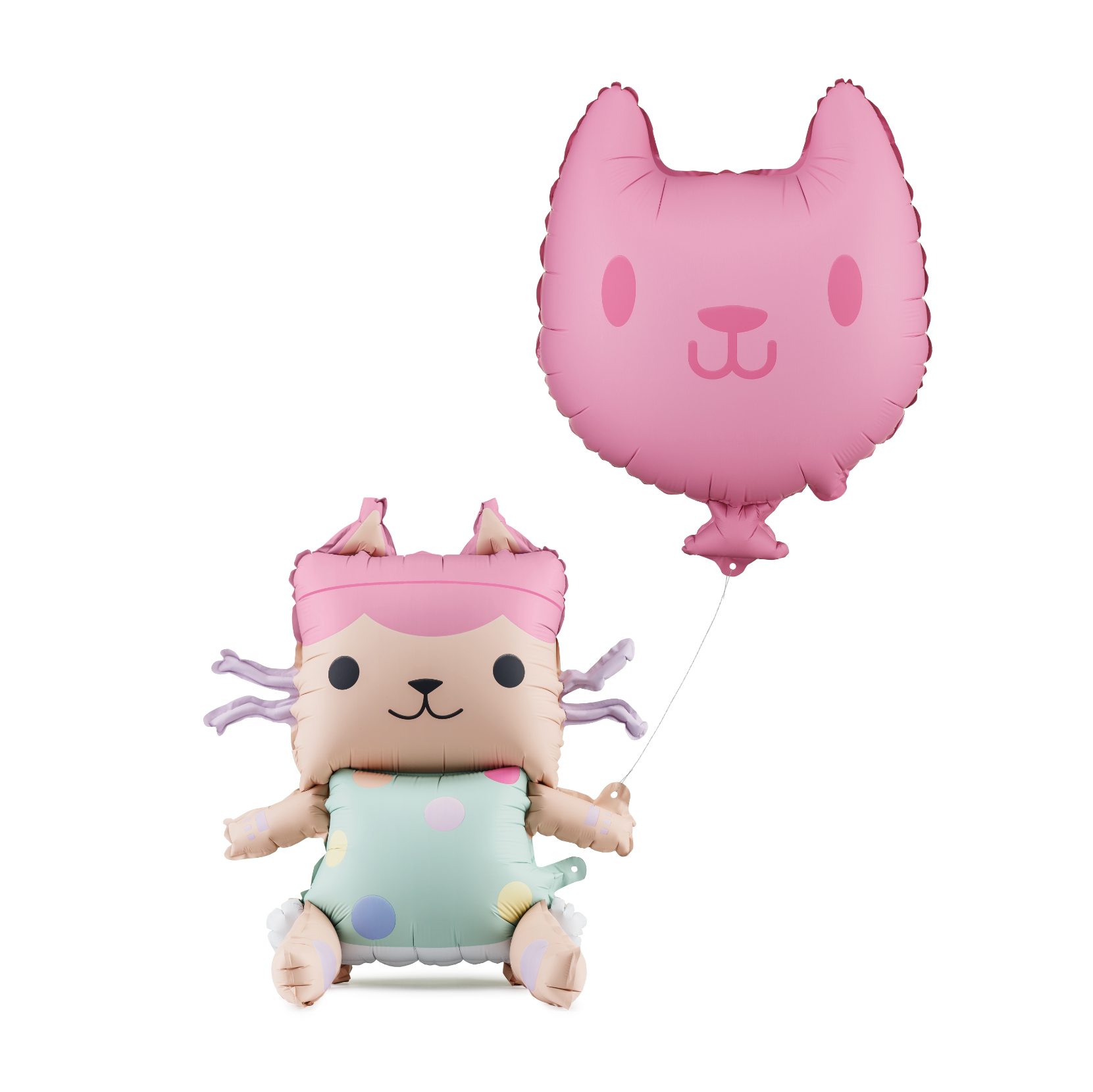 baby box kat gabby's dollhouse poppenhuis feest deco decoratie verjaardag ballon folieballon
