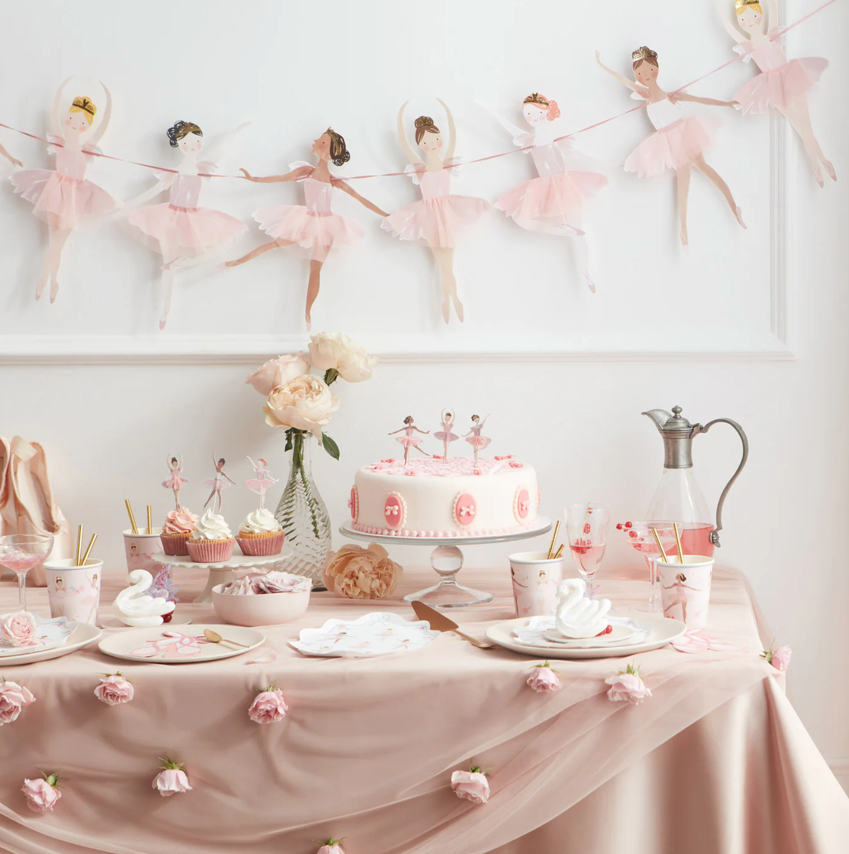 ballerina ballet slinger feest deco decoratie verjaardag kinderkamer klas feest