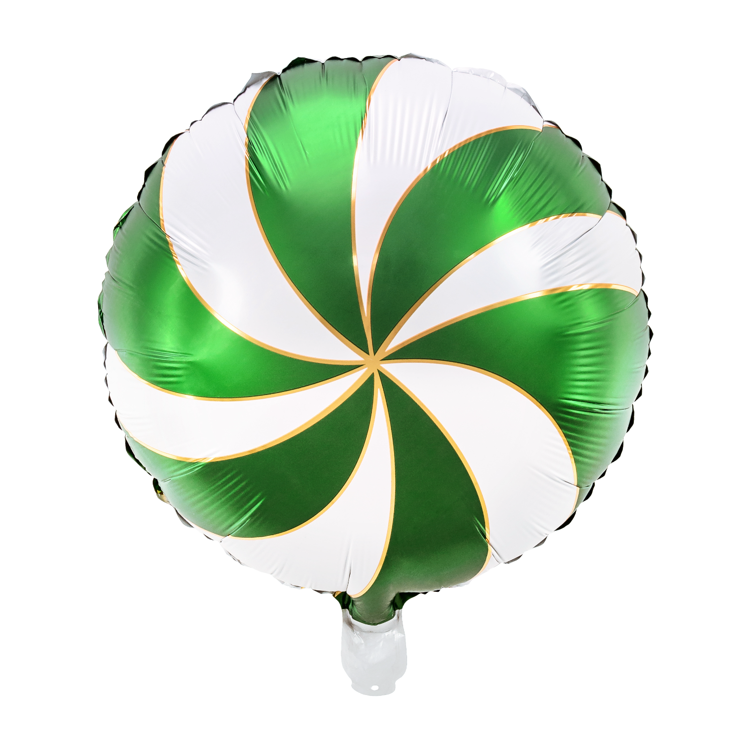 ballon snoep folieballon goud wit groen kerst kerstmis versiering