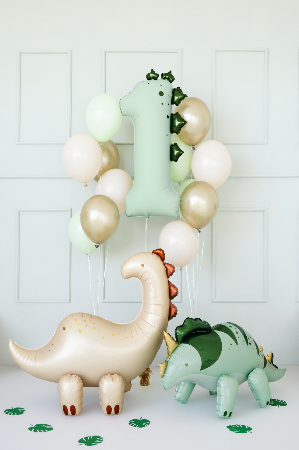 dino cijferballon feeestversiering verjaardag dinosaurus