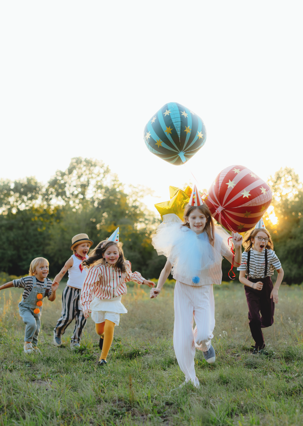 folieballon groen bal sterren feest deco decoratie circus feest magie verjaardag thema