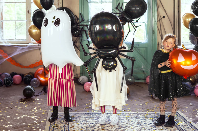 folieballon pompoen halloween feest deco