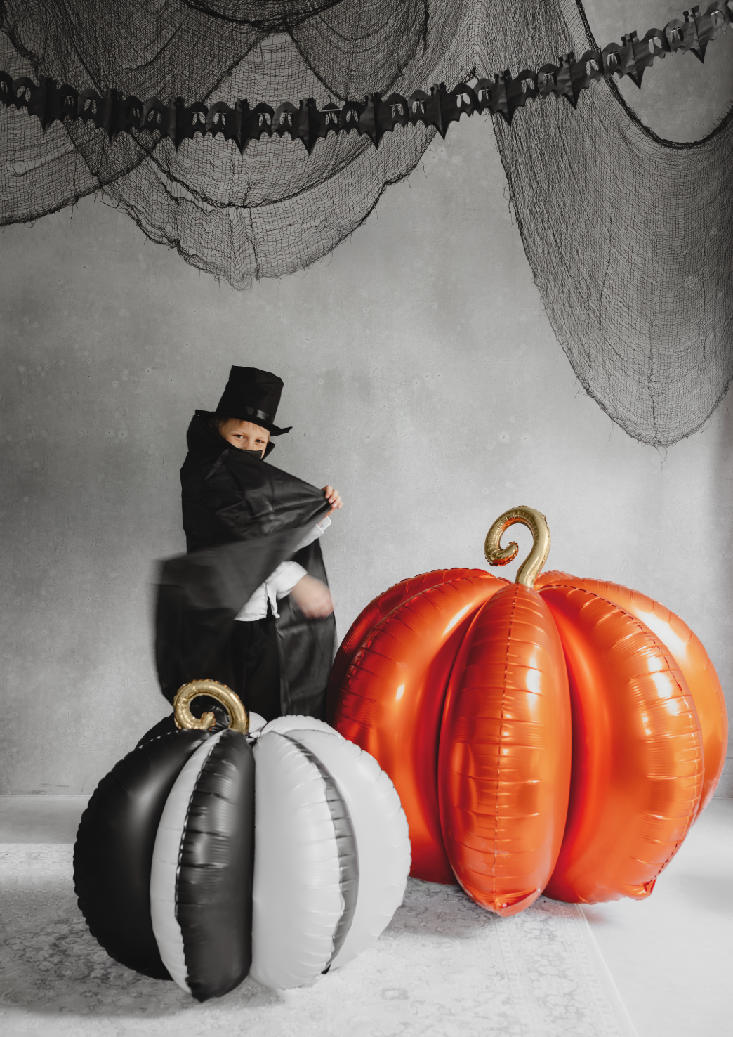 folieballon pompoen halloween herfst feest deco decoratie