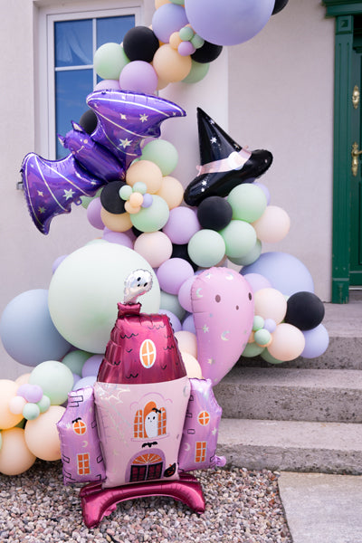 folieballon spookhuis halloweens feest spooky
