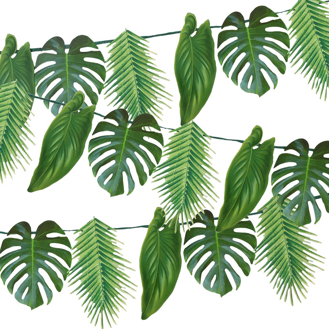 tropische slinger bladeren palm feest decoratie jungle safari