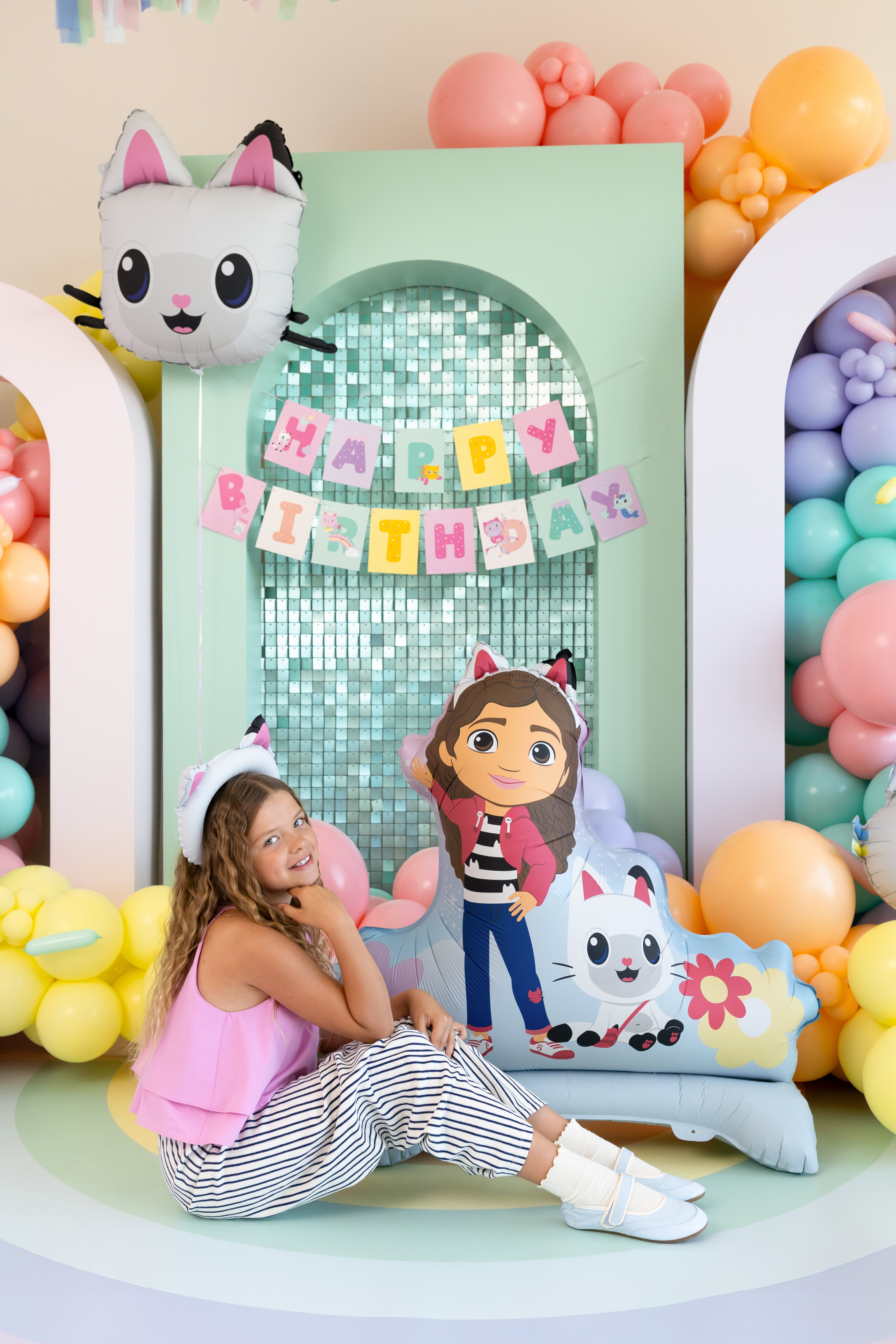 gabby's dolhouse poppenhous box cat kat feest deco decoratie verjaardag