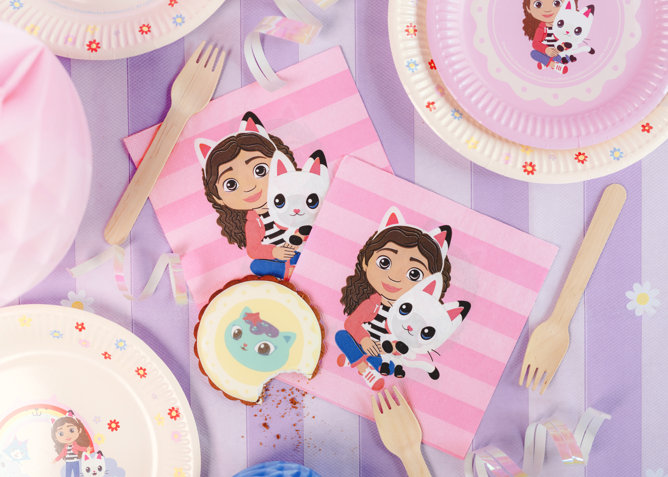 gabby's dollhouse poppenhuis servetten feest deco decoratie verjaardag