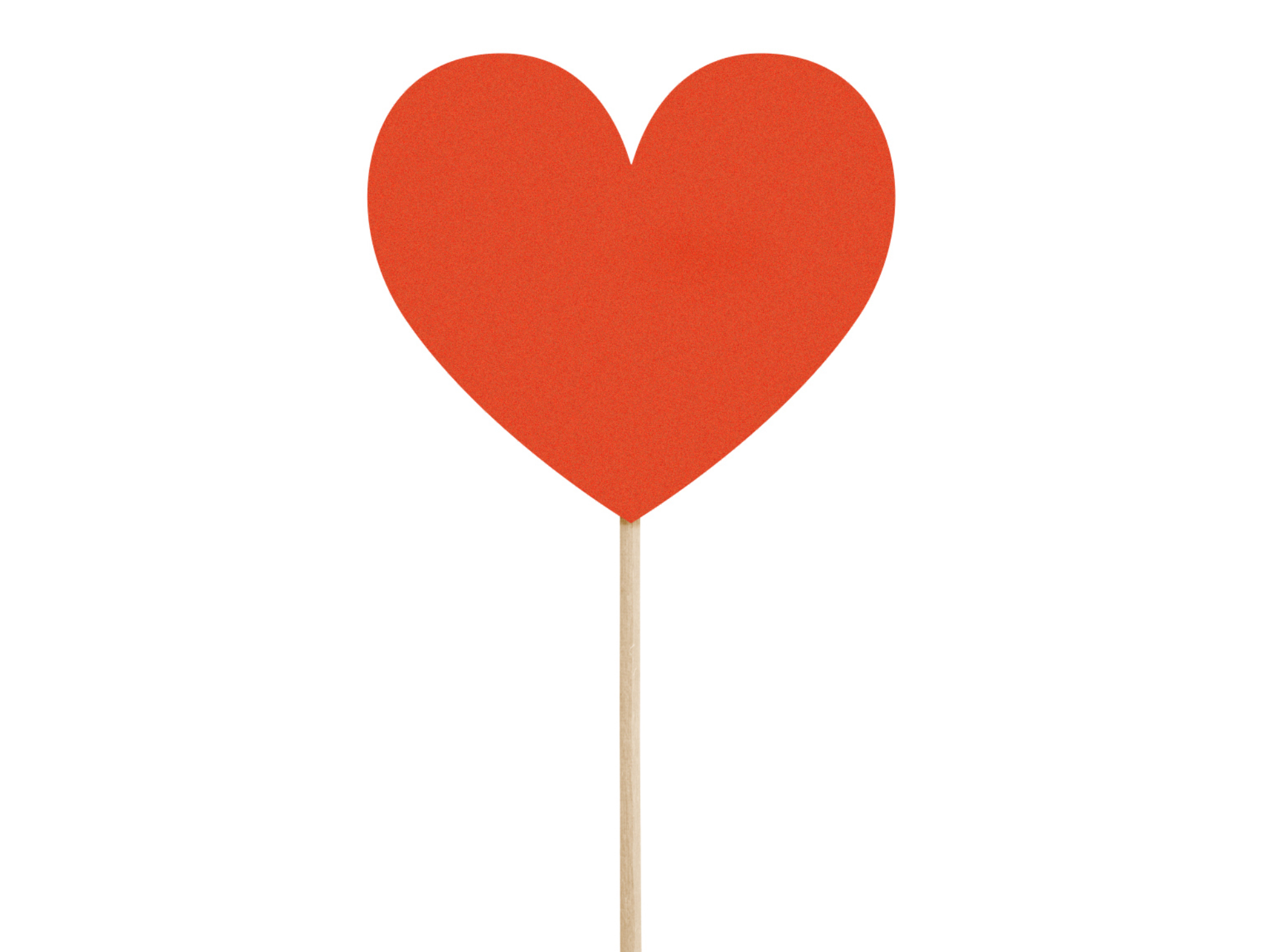 hartjes taarttopper rood liefde valentijn feest deco decoratie verjaardag