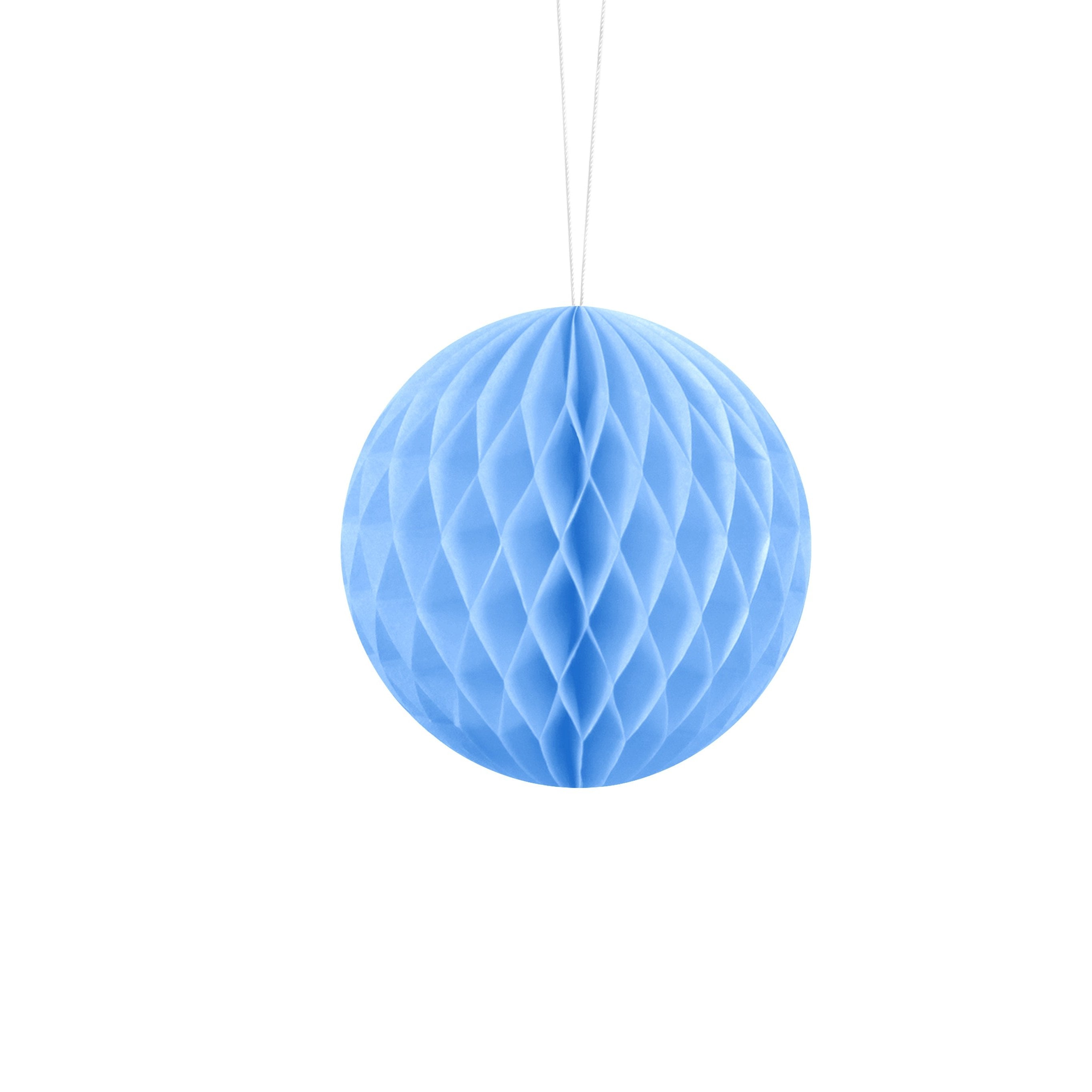 honeycomb licht blauw deco feest verjaardag