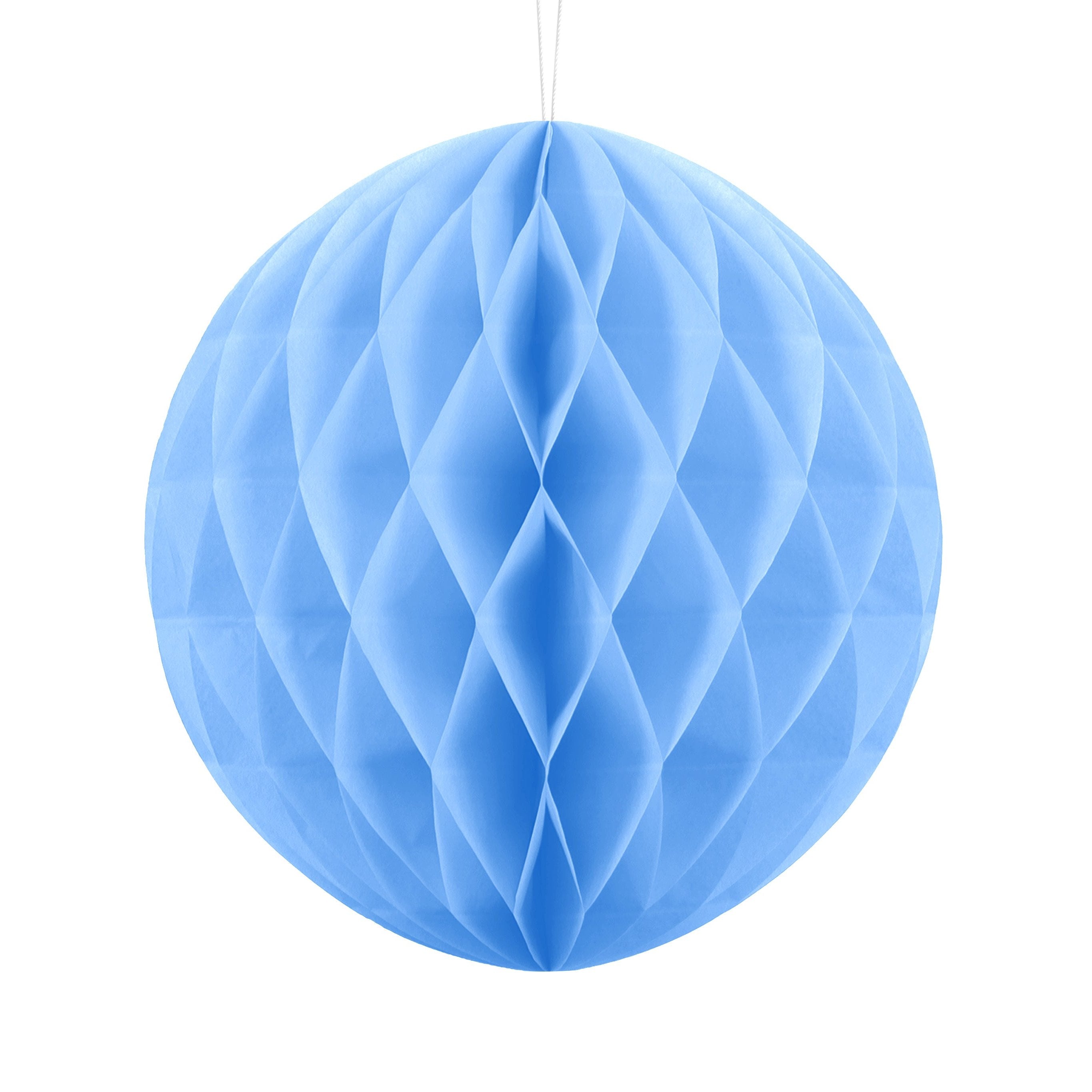 honeycomb licht blauw deco verjaardag feest