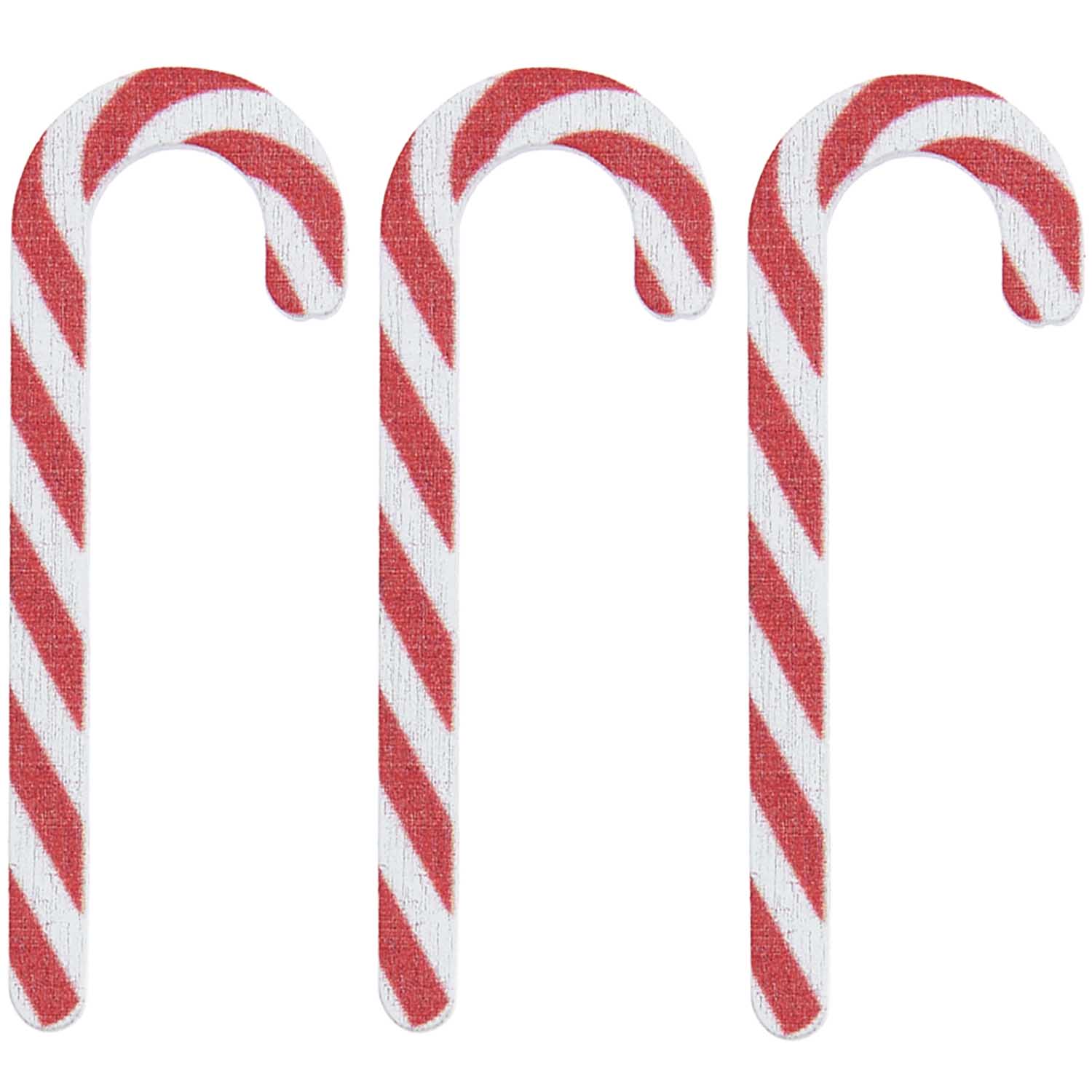 houten confetti candy cane snoepstokken wit met rood