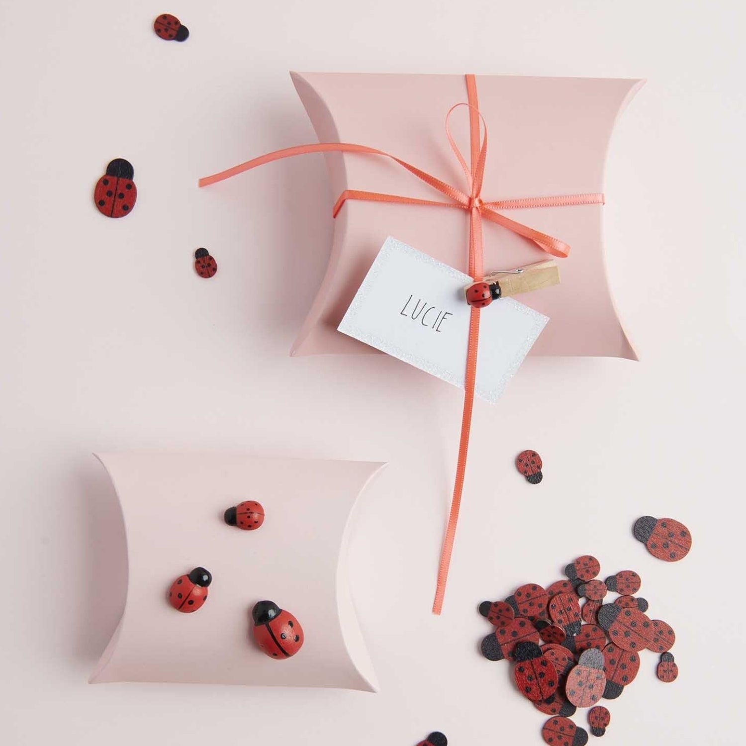 lieveheersbeestjes confetti dieren boerderij rood zwart feestversiering verjaardag deco decoratie