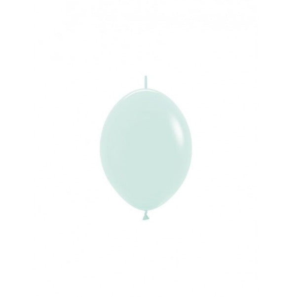 Link ballonnen pastel groen feest deco decoratie verjaardag slinger