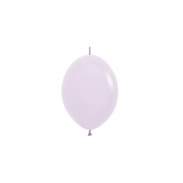 Link ballonnen pastel paars feest deco decoratie verjaardag slinger