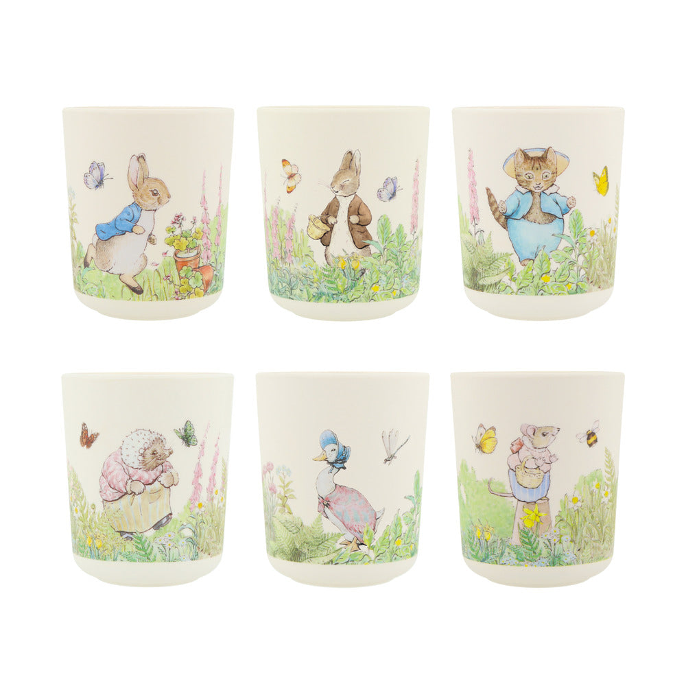 melamine berekers cups herbruikbaar pieter konijn peter rabbel cadeau feest baby