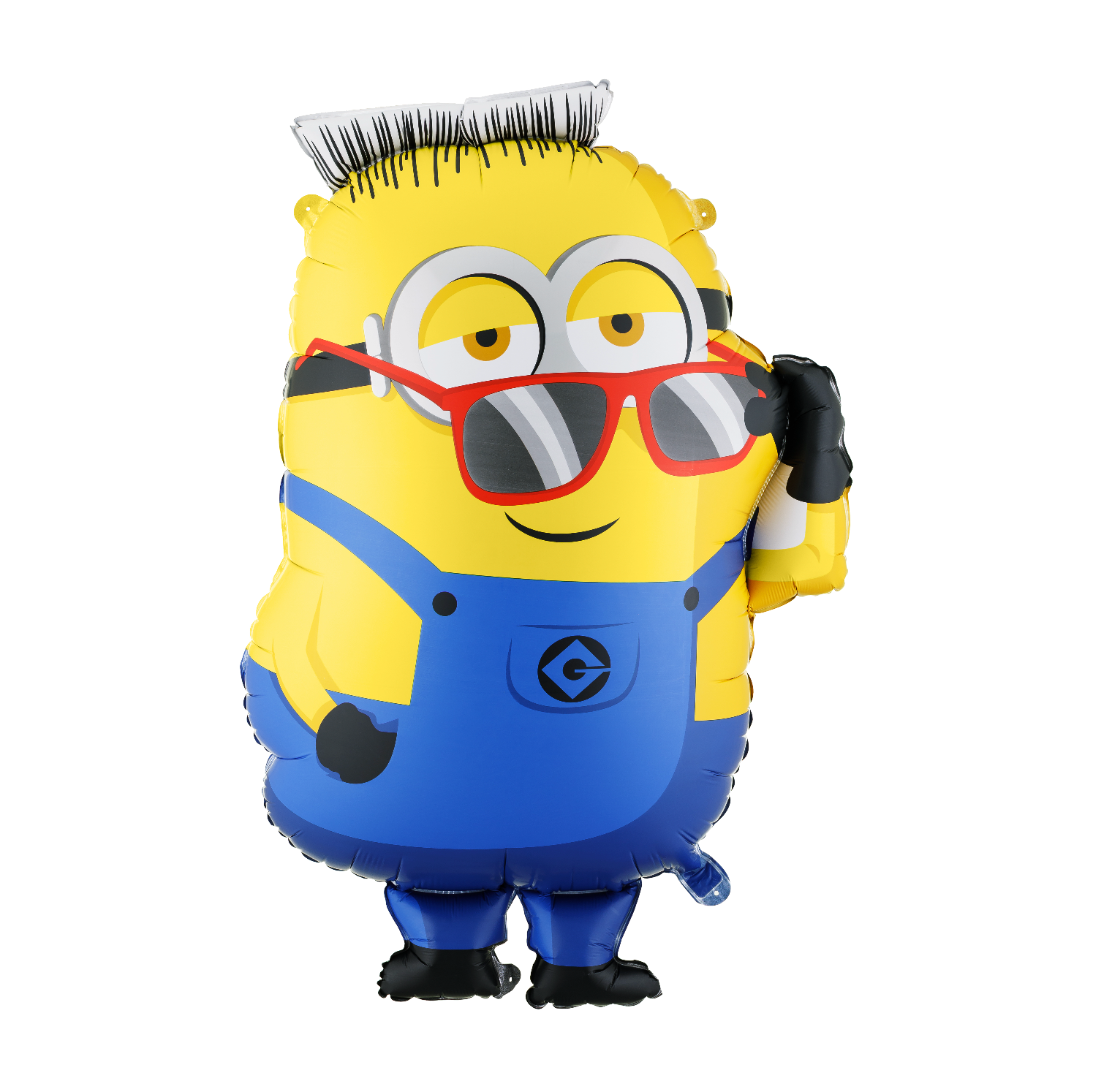minion ron folieballon geel zwart blauw zilver deco decoratie feestversiering verjaardag verschrikkelijke ikke dispicable me