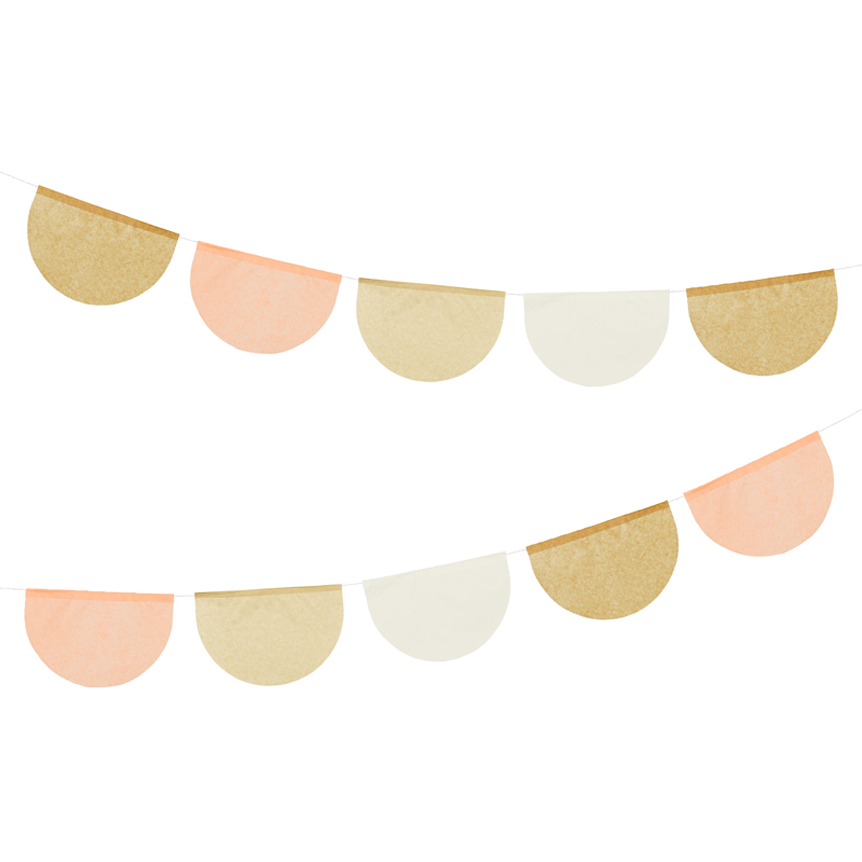 nude slinger tissue feest deco verjaardag